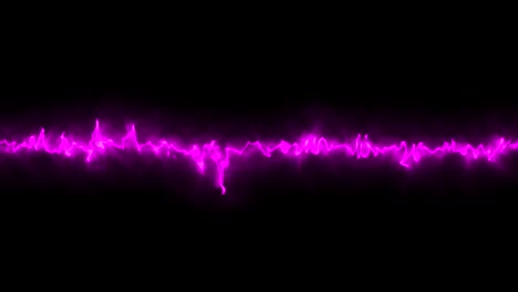la forma de onda magenta abstracta.
