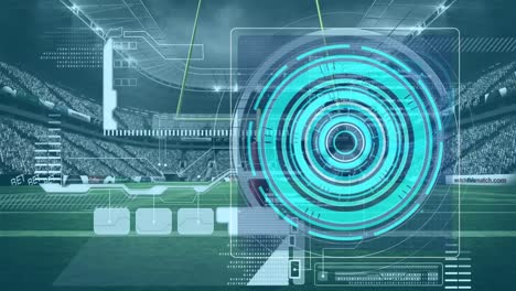 Animación-Del-Procesamiento-De-Datos-Sobre-Un-Campo-De-Rugby-En-Un-Estadio-Deportivo.