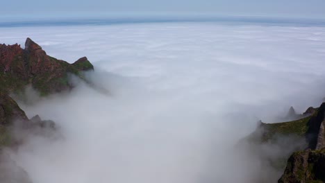 aerial view of pico do arieiro