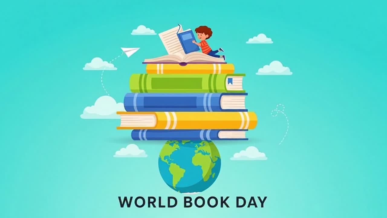 Animazione per la celebrazione della giornata mondiale del libro