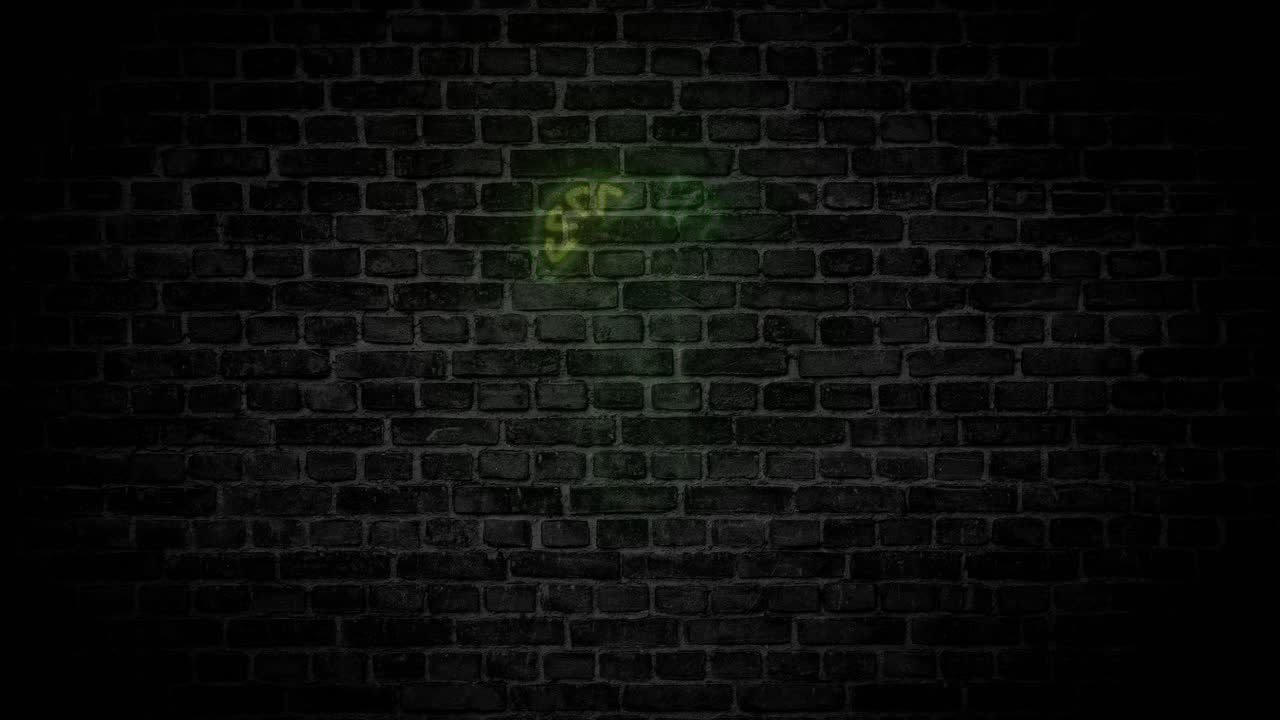 bebida de cóctel de neón tropical , en el fondo de la pared de ladrillo