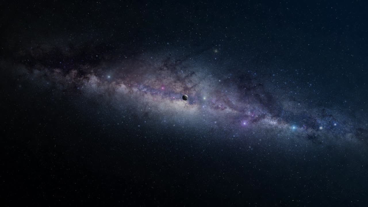 acercándose al planeta tierra más allá de la luna