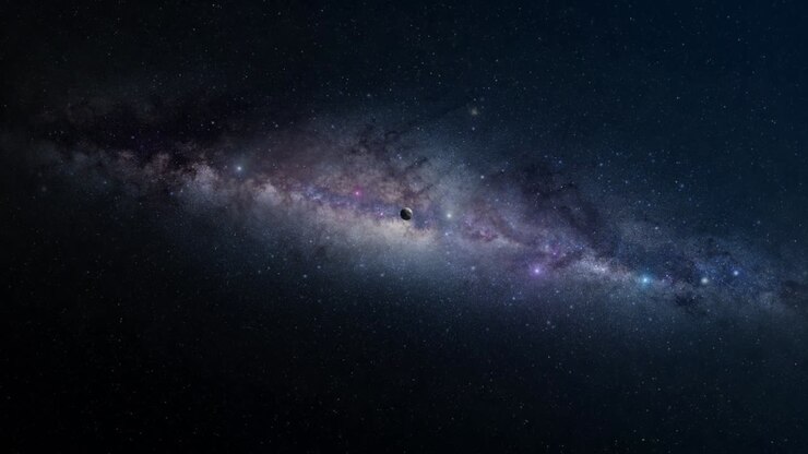Avvicinamento al Pianeta Terra oltre la Luna.