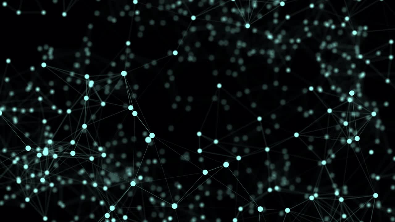 Global network connection geometric abstract background