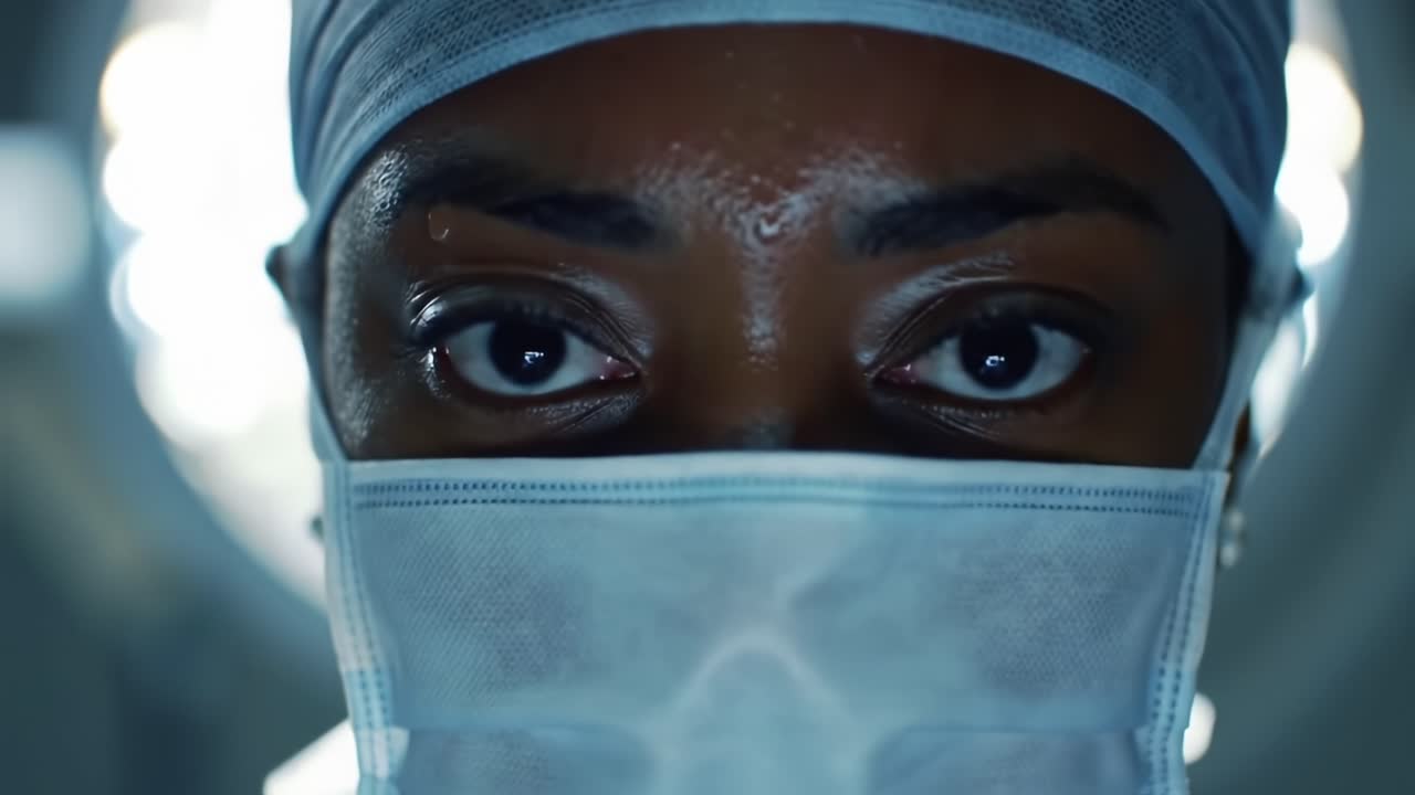 Intense Focus of a Surgeon Captured in Two Frames: The Emotional Journey from Anticipation to Resolution in an Operating Room Setting