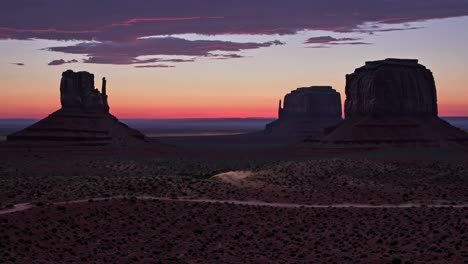 monument valley sunrise