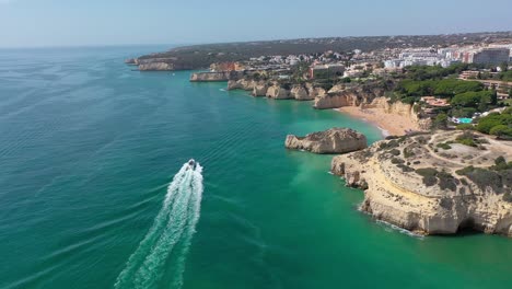 spectacular coastline of portugal, algarve region