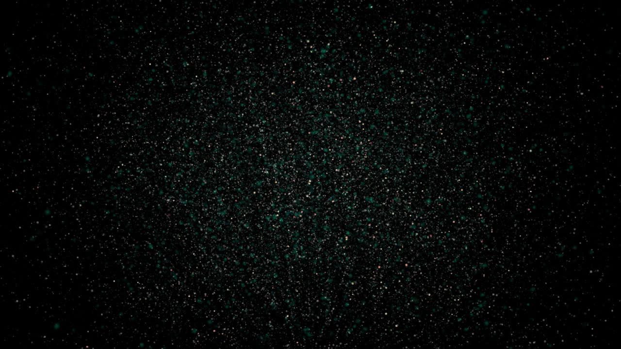 el polvo de partículas de algodón es un video de stock 4k multicolor.