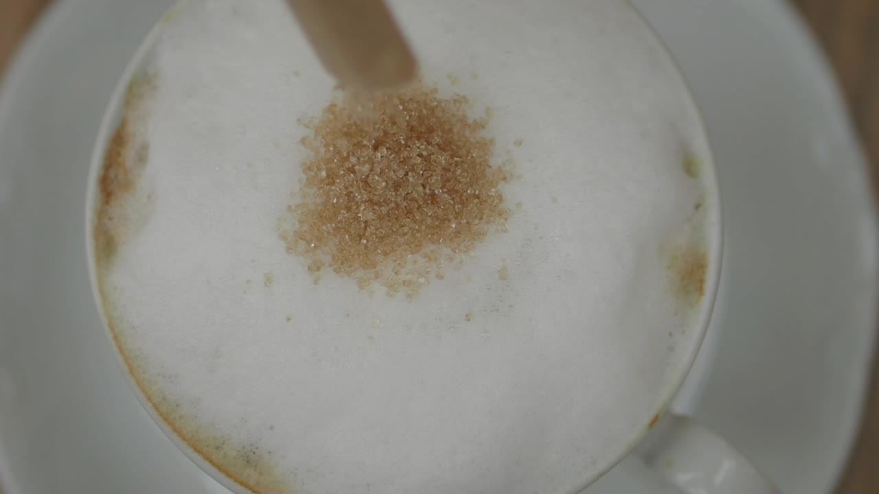 설탕이 들어있는 커피