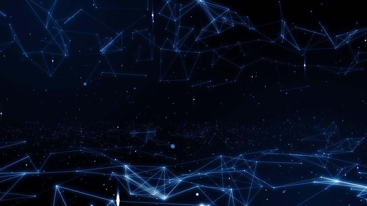 Plexus abstract network titles technology science background loop