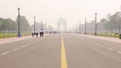 delhi in winters with pollution