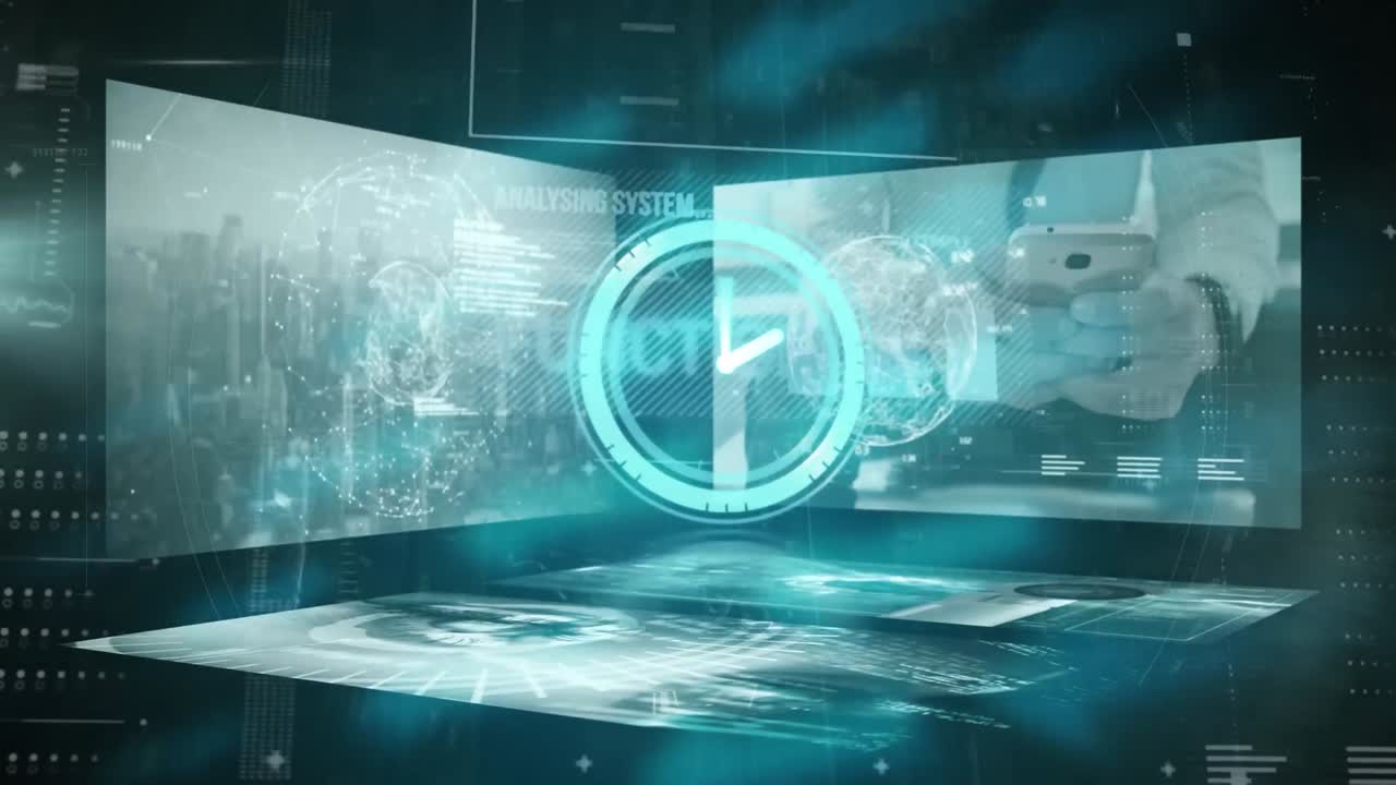 시계 및 스크린의 애니메이션 데이터 처리