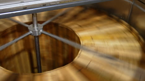 industrial mixer in motion