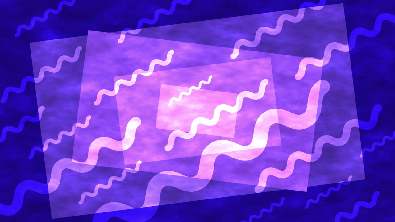 forma de movimiento de bucle sin costuras en fondo rojo-azul para el fondo