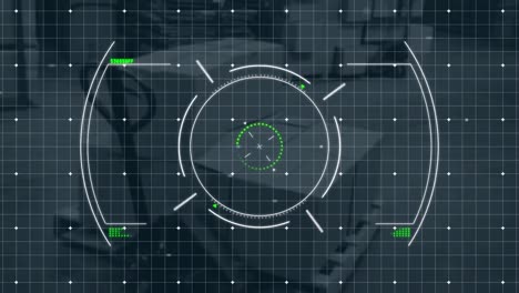 Animación-Del-Alcance-Y-Procesamiento-De-Datos-Sobre-Montacargas-En-Almacén.