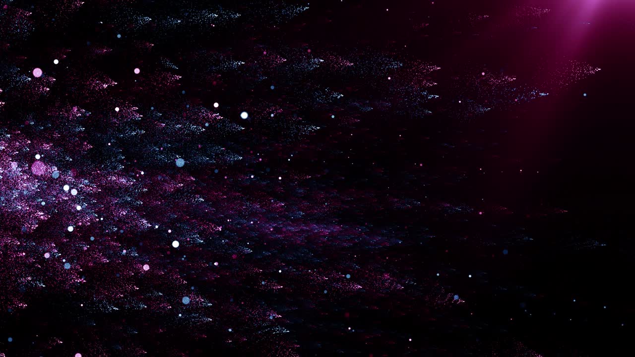 Particles blue pink event game trailer titles cinematic concert stage background loop