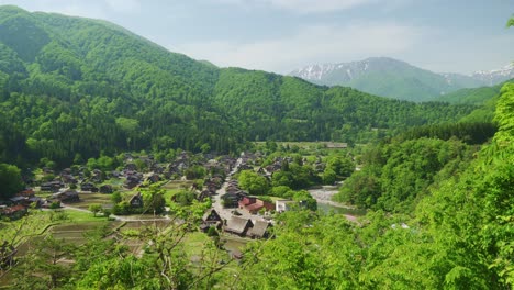 Idyllic-View-Of-Historical-Japanese-Village-Shirakawago-in-Gifu-Prefecture-Japan