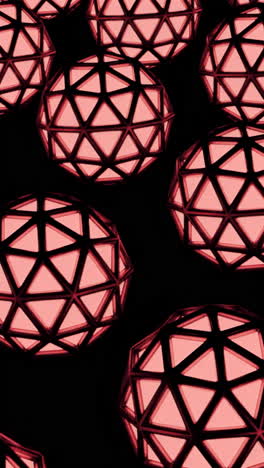 abstract 3d rendered spheres