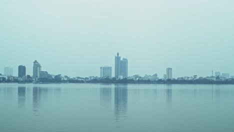 handheld video shows of hanoi city