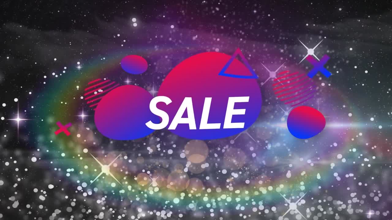 라이트 스 ⁇  위의 판매 텍스트의 애니메이션