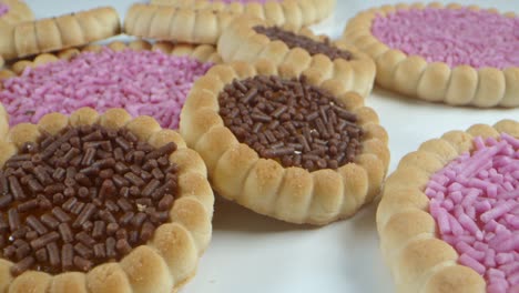 galletas de mermelada con trozos de chocolate