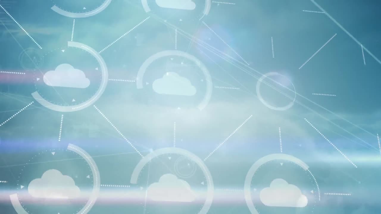 구름 아이콘이 팝업됩니다.