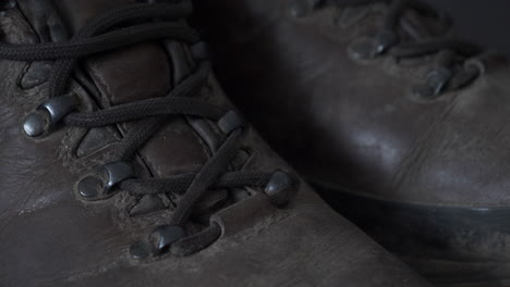 Bootlaces-On-Weathered-Brown-Boots