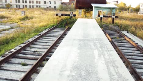 old railroad crossing