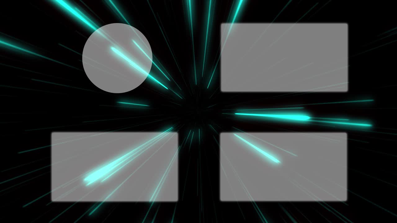 레이 워프 엔드 카드 엔딩 스크린 모션 그래픽