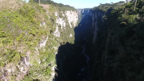 inside of canyons of itaimbezinho, brazil.