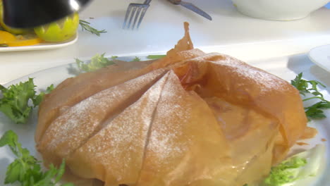 delicious baked pastry dish