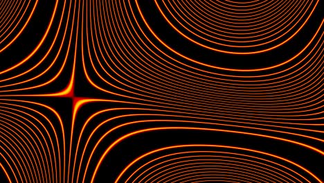 abstract orange and black geometric pattern