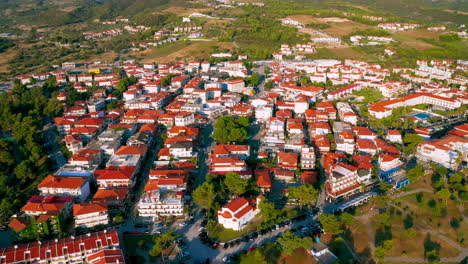 panorama of hanioti , greece