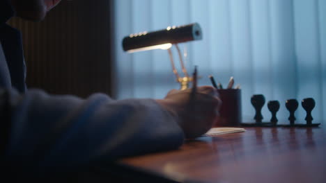 Man Signing a Document