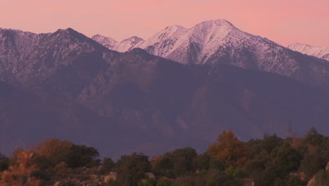 Stunning-dawn-or-dusk-long-lens-shot-of-Reserve-Naturelle-de-Nohedes,-France