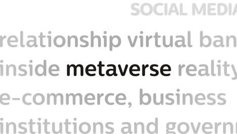 titulares medios con metaverso, ciberespacio y vida en realidad virtual bucle sin fisuras