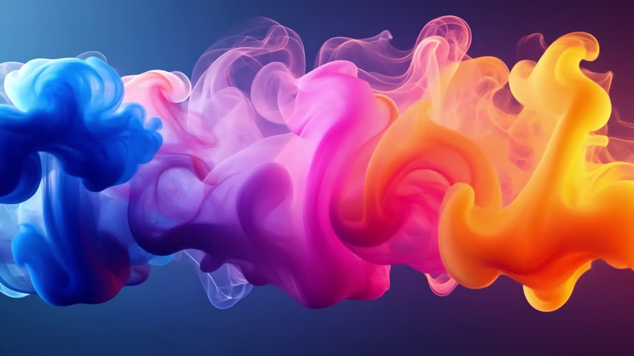 fondo de humo de colores abstractos