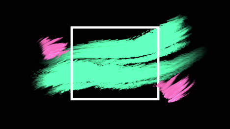 acuarela de moda arte del arco iris pinceles de pintura en gradiente negro