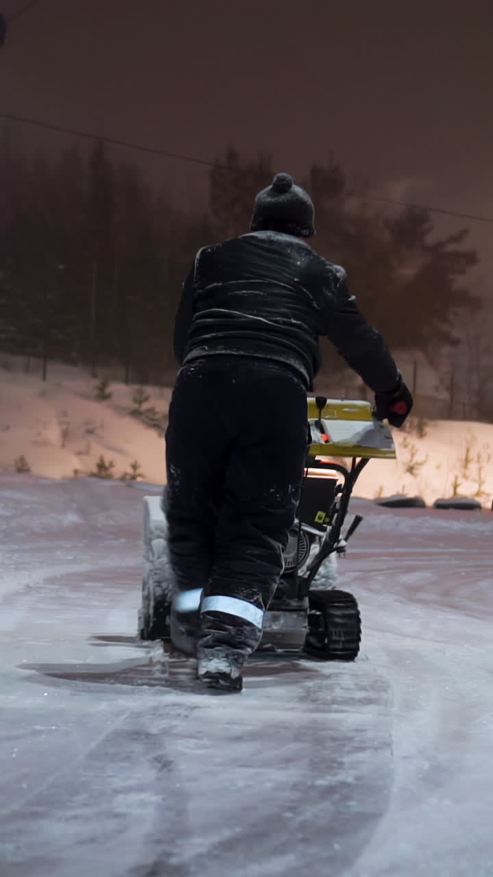 Night Snow Removal