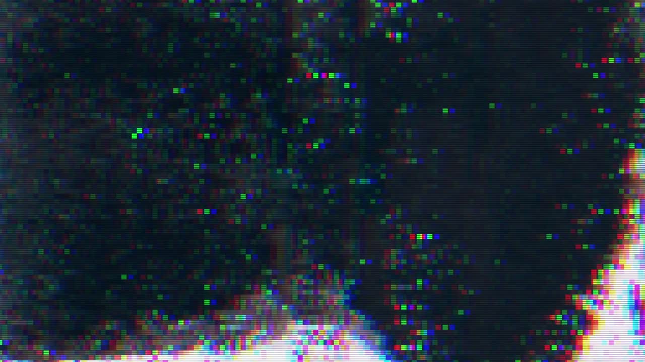 Unique Design Abstract Digital Animation Pixel Noise Glitch Error Video Damage