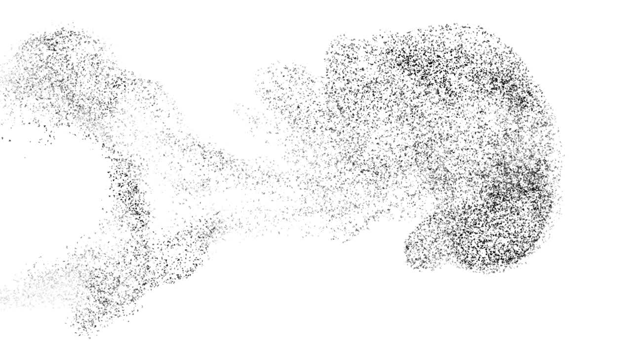 Thousands of songbirds Flock of birds flying across a sunset sky fly on a white background,