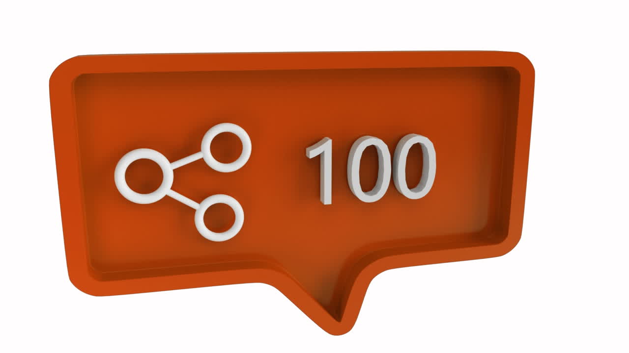 icono de conexión con el aumento de la cuenta en las redes sociales