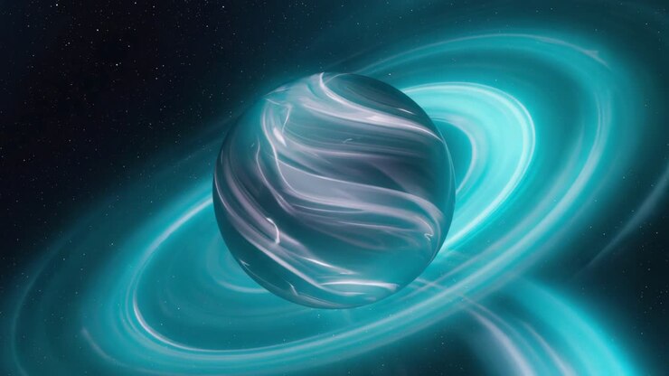 Visualization of a Black Hole in Space