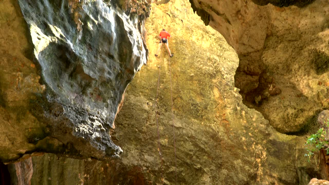 Famous Phranang cave at Raylay Railay Beach Krabi Thailand