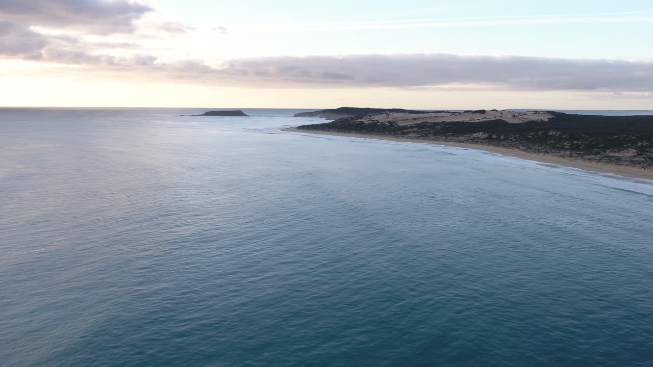 Drone footage of the sunset on the Yorke Peninsula, South Australia