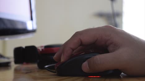 man working in the office computer