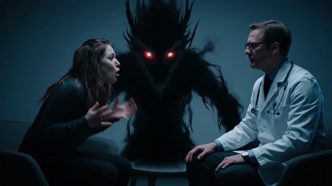 A Doctor Confronts a Patient's Demonic Visions During Therapy
