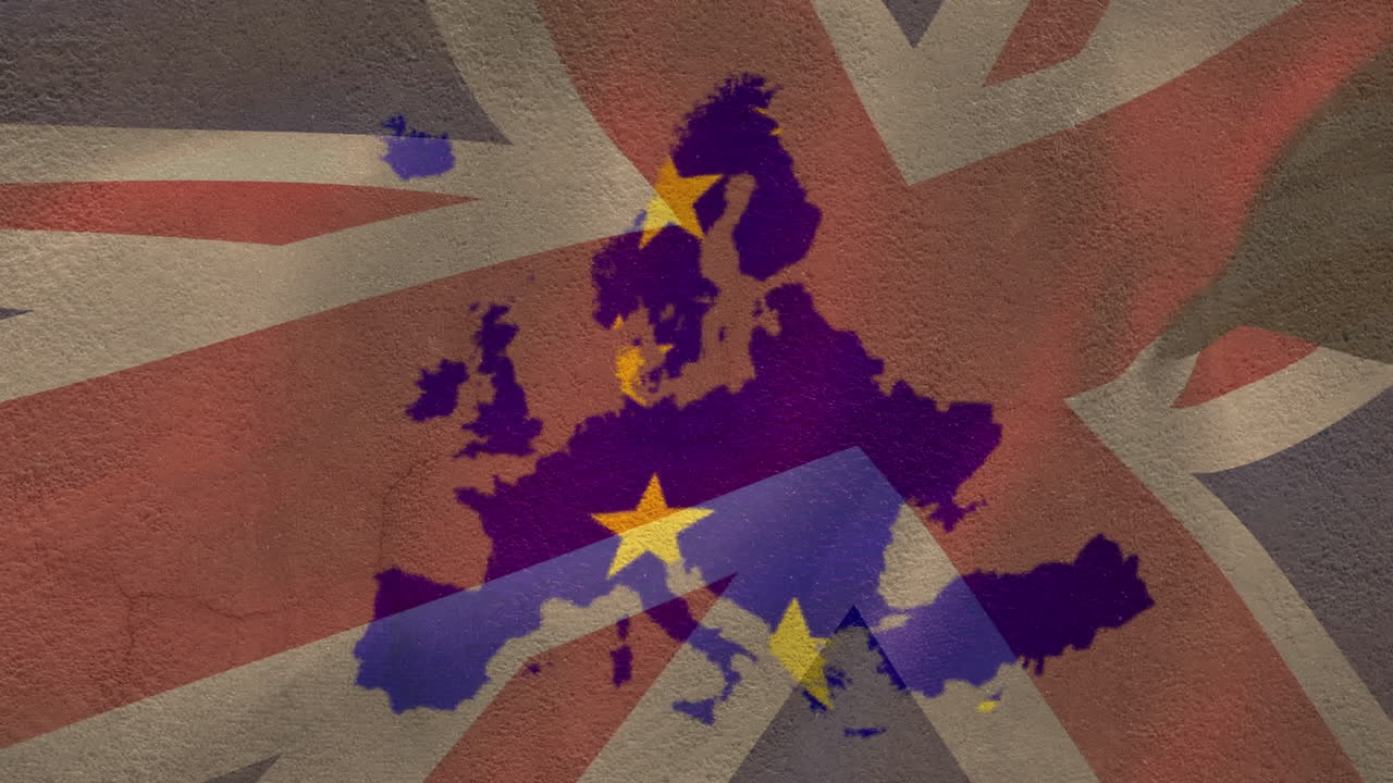 eu  ⁇ 발과 미국  ⁇ 발로 만들어진 eu 지도