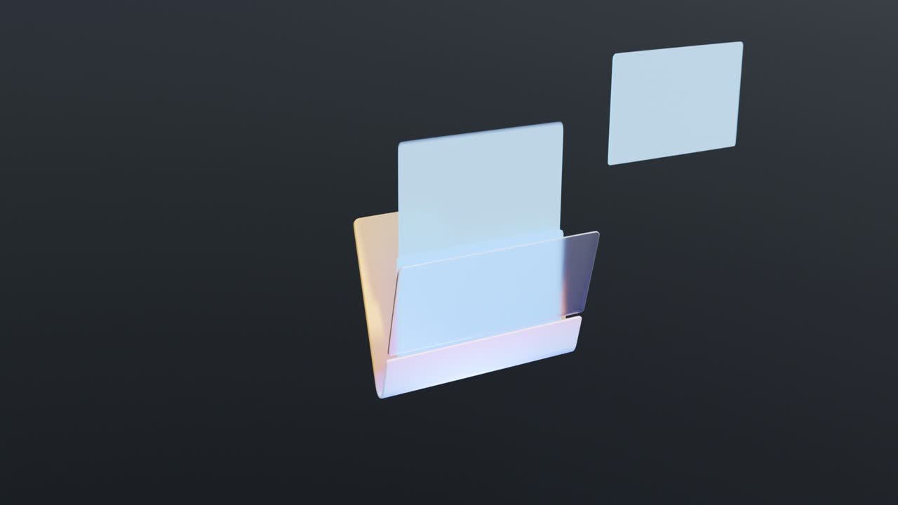 디지털 파일을 저장하는 폴더.