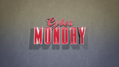 Retro-Cyber-Monday-Text-Im-80er-Jahre-Stil-Auf-Einer-Blauen-Grunge-Textur